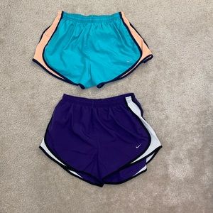 Two pairs of Nike shorts